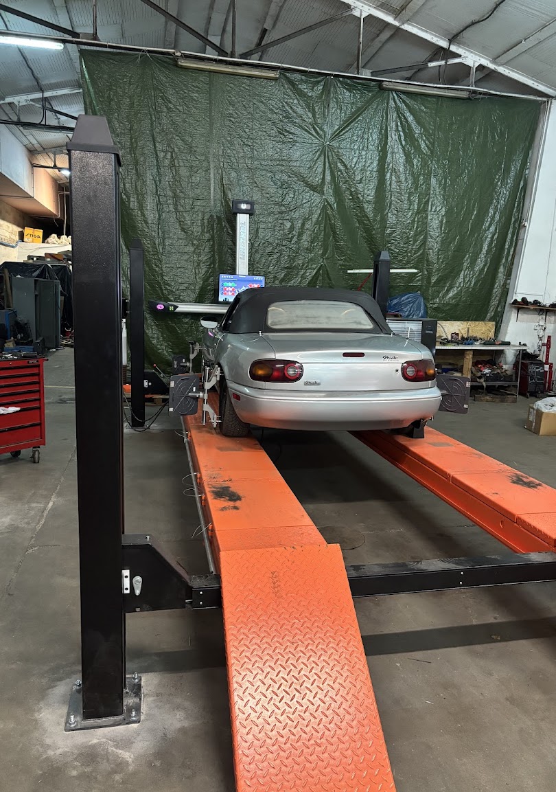 Stanowisko geometrii 3D — Mazda MX-5